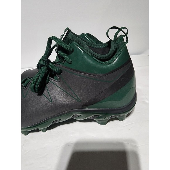 Under Armour Nitro Men\'s Football Cleats Mid \'Green Black\' 1287491-055 Size 10.5 main image 4
